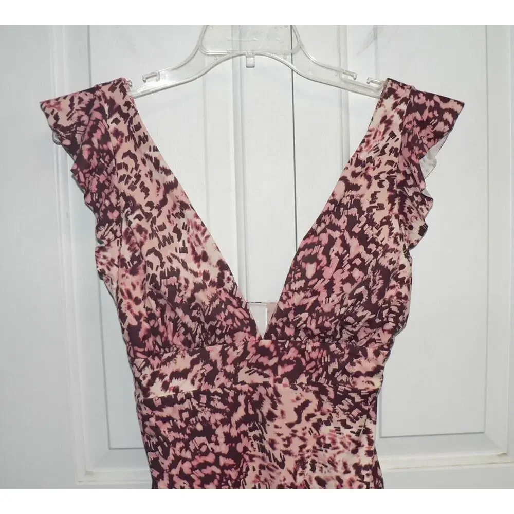 Chelsea28 Women's One-Piece Swimsuit in Pink Soft Sketch Texture Medium‎ $79